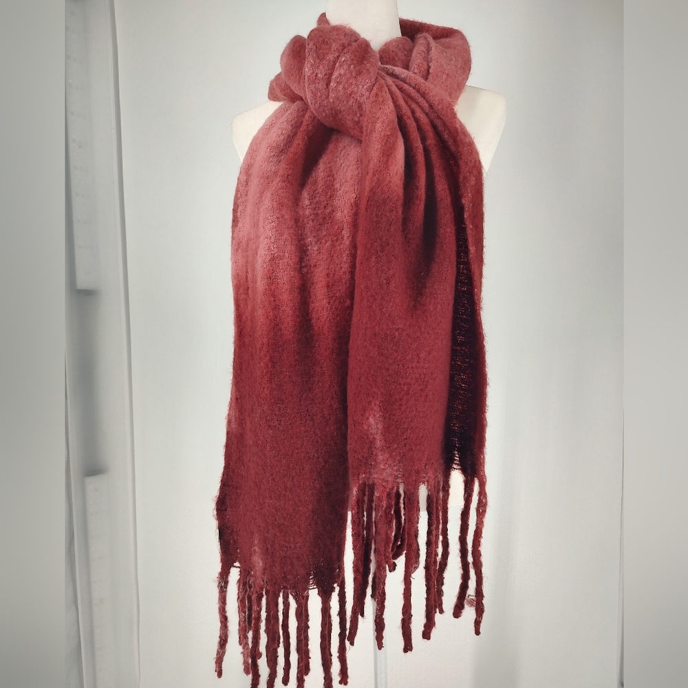 Steve Madden Blanket Scarf Terracotta 1 SFM
